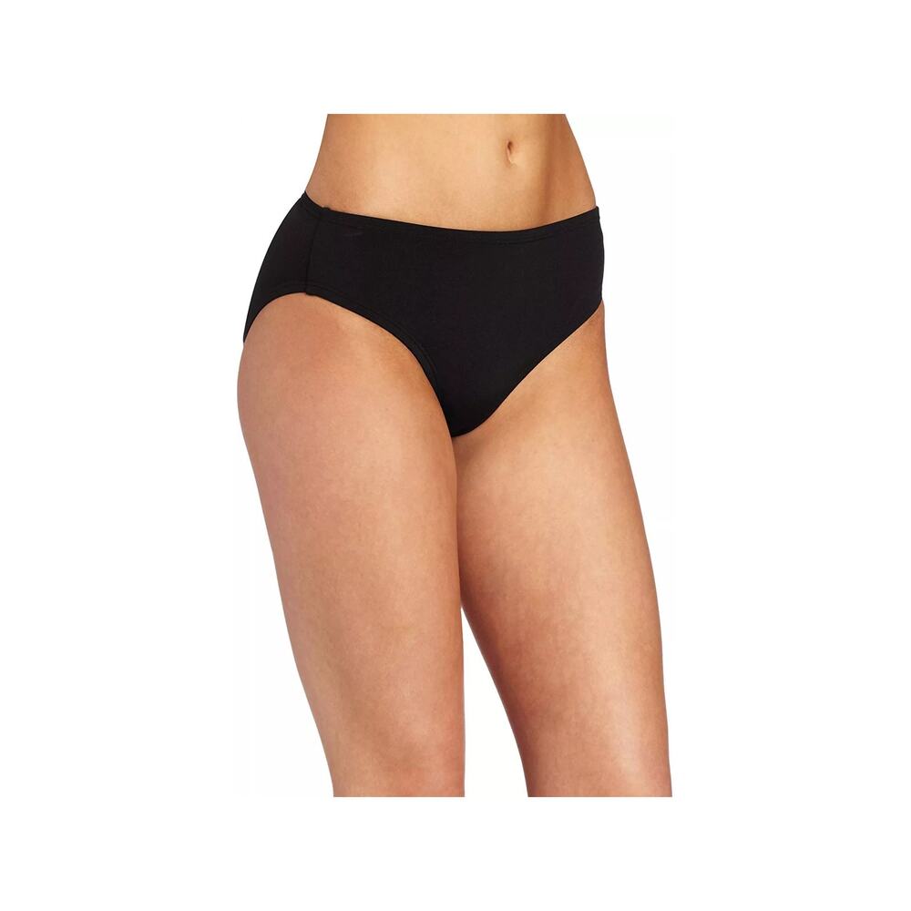Speedo Women's Endurance High-Waist Swimsuit Bottom Black Size 8